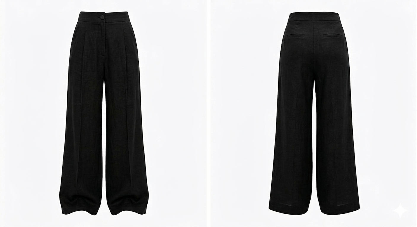 Moni Linen Pants (Black)