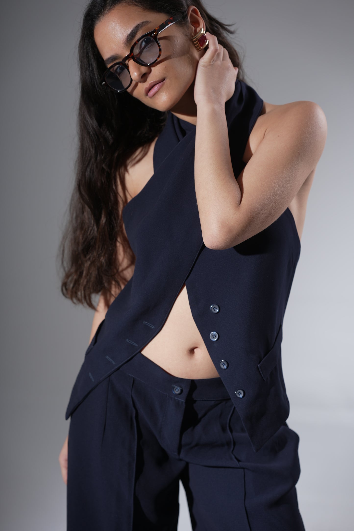 Moni Set - Navy Blue
