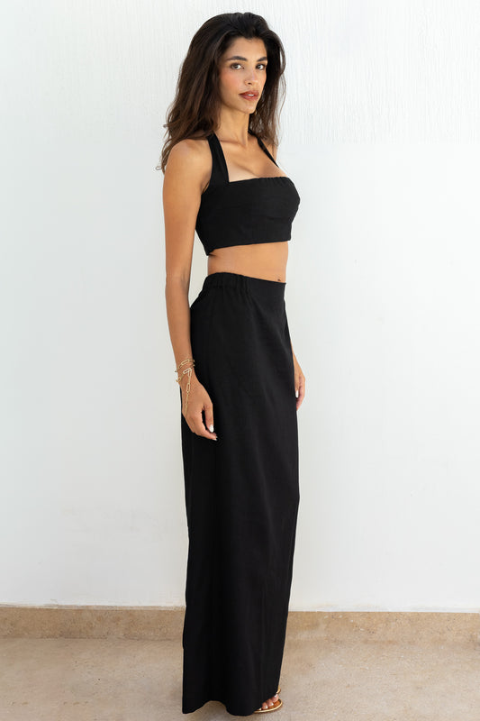 Sahara Linen Set (Black)