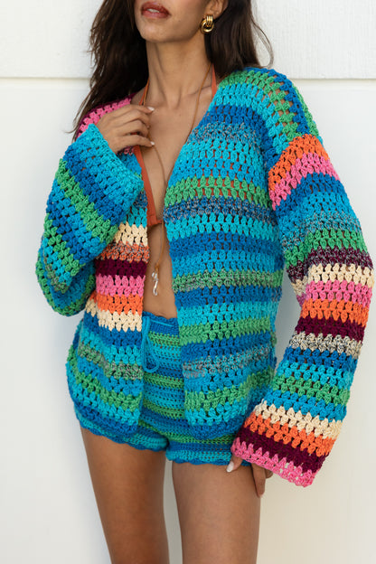 Tropique Crochet Knit Jacket