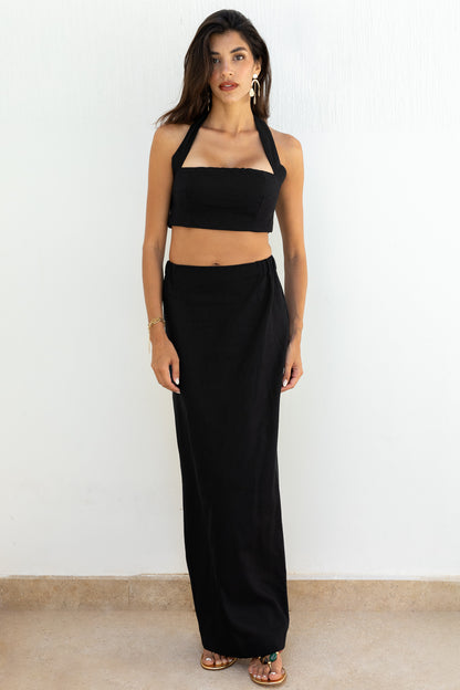 Sahara Linen Set (Black)