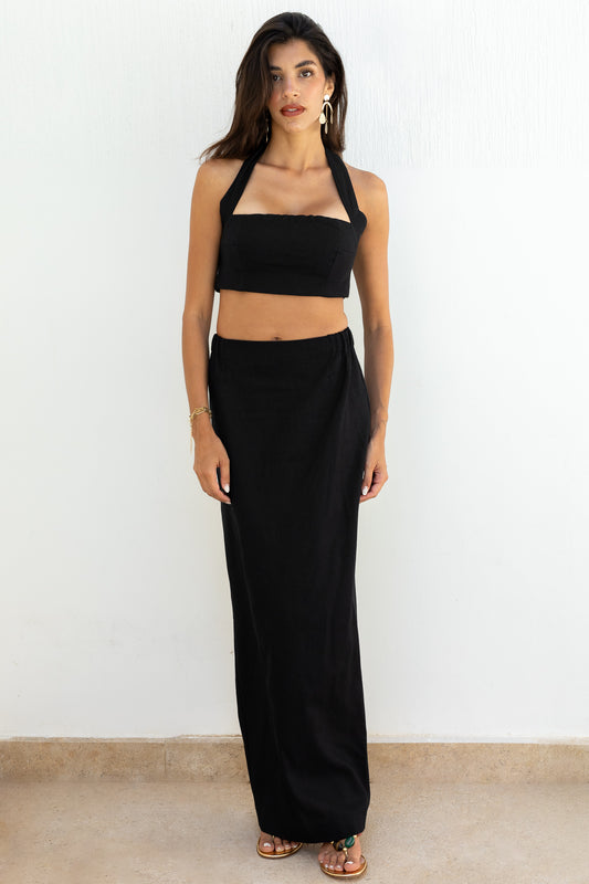 Sahara Linen Set (Black)