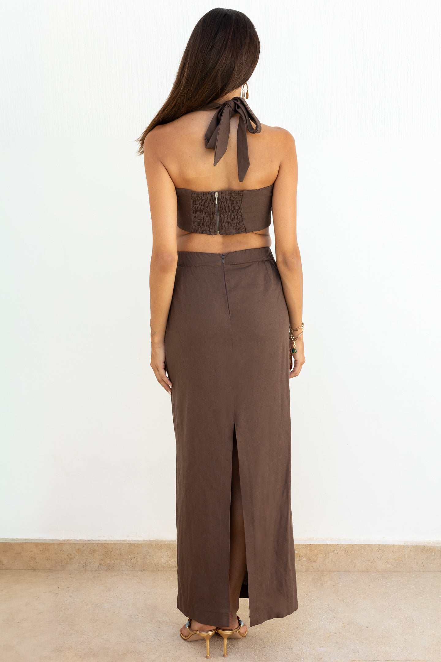 Sahara Linen Set (Brown)