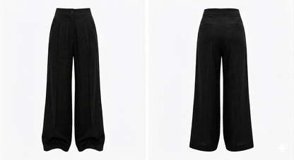 Moni Linen Pants (Black)