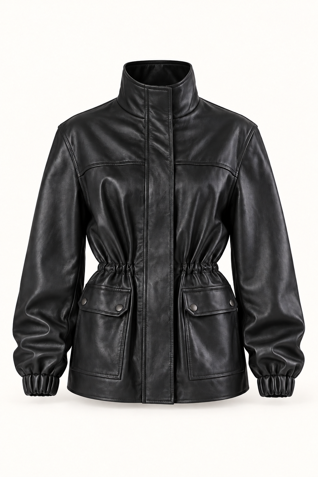 raye black jacket, product-only front view